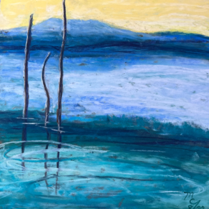 Pastel Painting: Marshlands